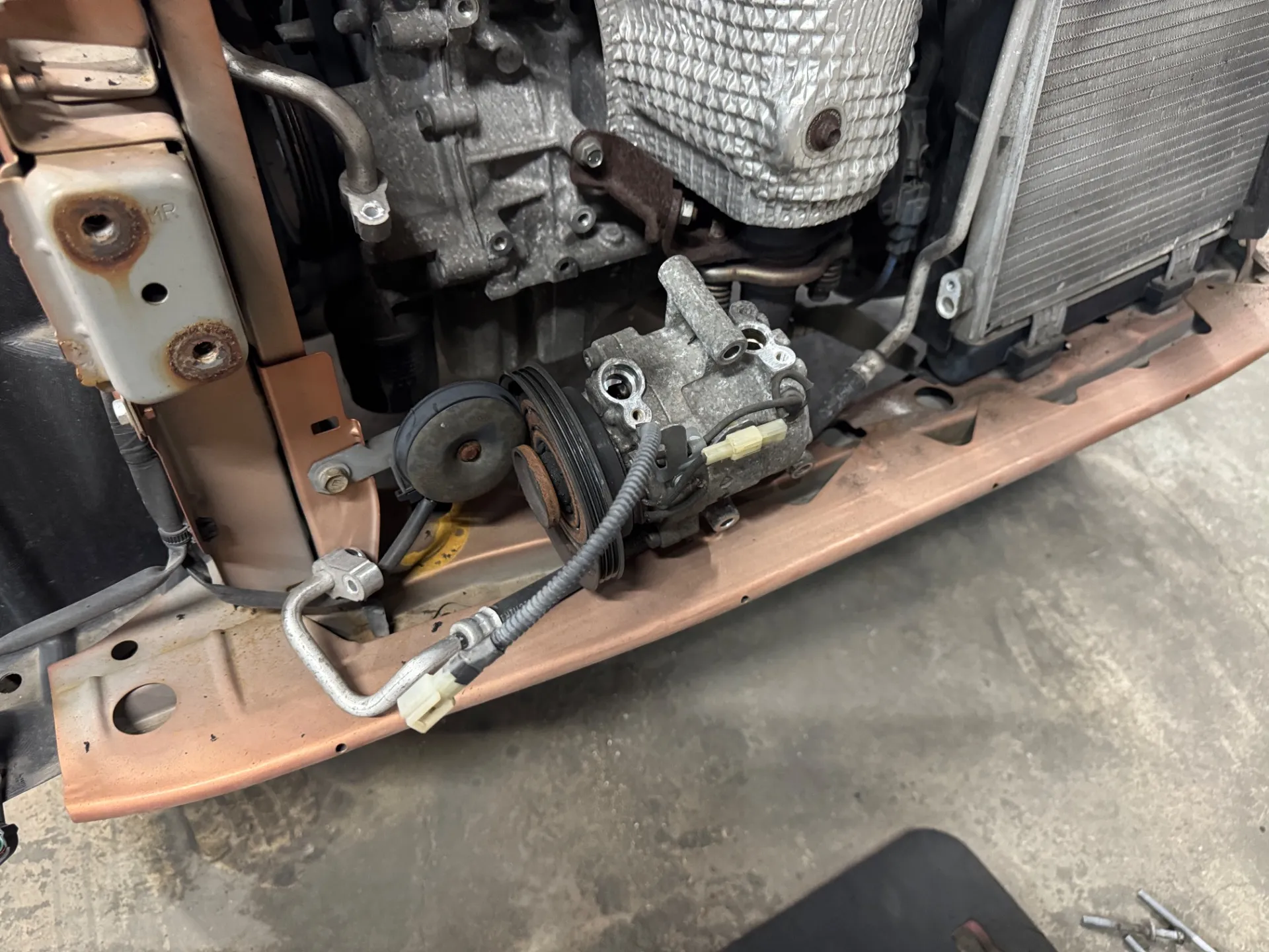 ダイハツムーブのエアコン修理方法